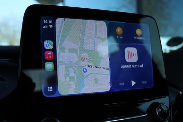 Ford FIESTA 1.0 EB AUTOMAAT ST-LINE + TREKHAAK | FULL LED | STUUR/STOELVERW. | APPLE CARPLAY