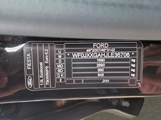 Ford FIESTA 1.0 EcoBoost Connected- NAP 46dkm, Dealer Onderhouden, Carplay, Android Auto, Lane Assist