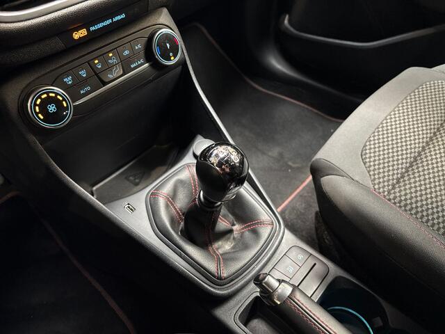 Ford FIESTA 1.0 EcoBoost ST Line (APPLE CARPLAY, GROOT NAVI, CLIMATE, KEYLESS, PARKEERSENSOREN, SPORTSTOELEN, CRUISE, LM VELGEN, NIEUWE APK, NIEUWSTAAT)