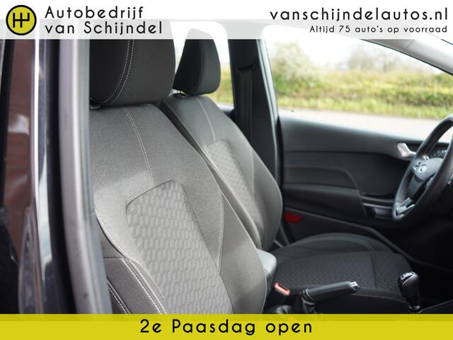 Ford FIESTA 1.0 ECOBOOST HYBRID TITANIUM ORIGINEEL NEDERLANDS NIEUW MODEL FULL LED ANDROID/APPLECARPLAY NAVI PARKEERSENSOREN ECC AIRCO CRUISECONTROL RIJSTROOKSENSOR 4X PERF ALL SEASON BANDEN ENZ...