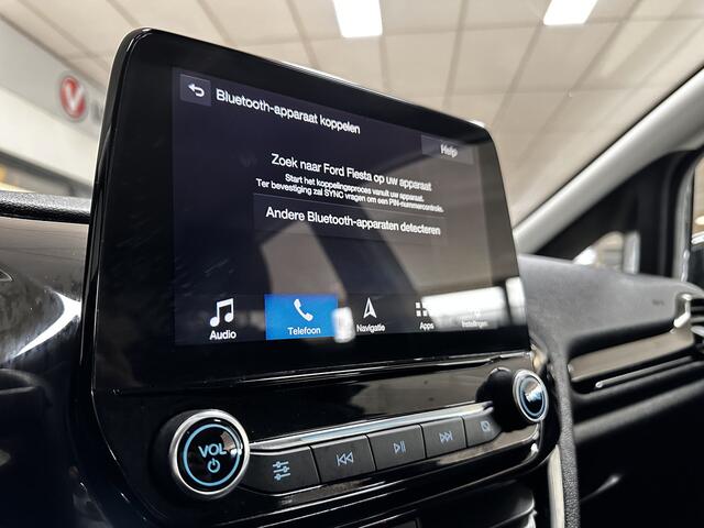 Ford FIESTA 1.1 Trend/ Apple + Android/ 16'' LMV/ Lane-Assist./ Navi/ Airco/ Cruise/ Elek. pakket/ Isofix/ Bluetooth/ Multi. LEDER. Stuur/ Mistl./ PDC/ Dagrijverl.