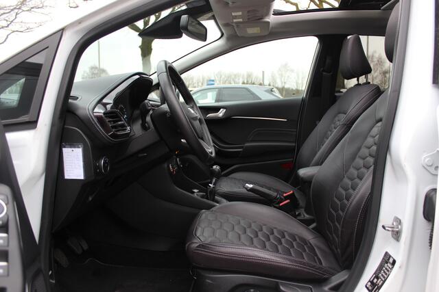 Ford FIESTA 1.0 EcoBoost Vignale Panoramadak / Camera / Leder / 18'' / Navigatie / B&O / Dodehoek / DAB / Stuur+Stoelverwarming / ACC