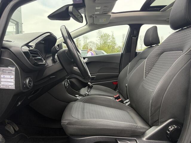 Ford FIESTA 1.0 EcoBoost Titanium 2e Eigenaar,Pano,Camera,Navi,PDC V+A,Carplay,Clima,Cruise,Dealer Onderhouden,6 Bak,N.A.P,102pk,Lm velgen,Apk tot 02-2027