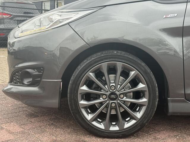 Ford FIESTA 1.0 EcoBoost ST Line 141 pk full options navi climate ctr spoiler pakket lmv 16 inch pdc a keyless entry dealer oh 2e eigenaar