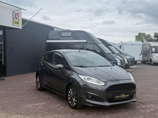 Ford FIESTA 1.0 EcoBoost ST Line 141 pk full options navi climate ctr spoiler pakket lmv 16 inch pdc a keyless entry dealer oh 2e eigenaar