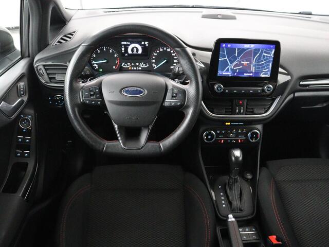Ford FIESTA 1.0 EcoBoost ST-Line | Parkeersensoren | B&O | Automaat | Navigatie | Stoelverwarming | Stuurverwarming | LED | Bluetooth | Cruise control
