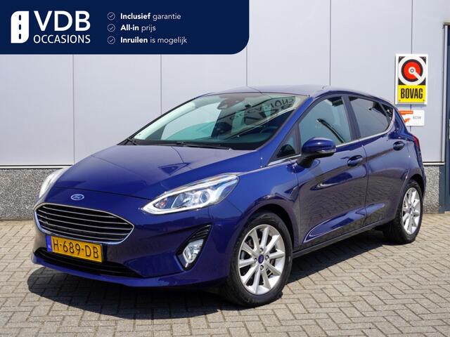 Ford FIESTA 1.0 EcoB. Titanium Stoel&Stuur verwarm.| CarPlay | Led | NAP