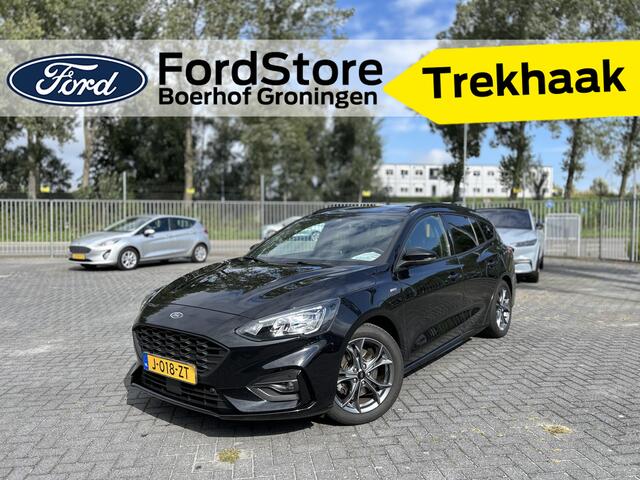 Ford FOCUS Wagon EcoBoost Hybrid 125pk ST Line | 100% dealer onderhouden | Trekhaak I Camera I LED I Keyless