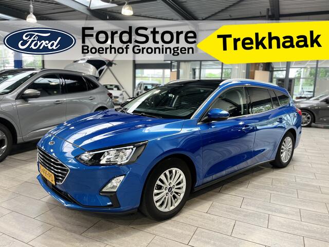 Ford FOCUS Wagon EcoBoost Hybrid 125PK Titanium X | Trekhaak | Pano | B&O | Adapt. Cruise | Keyless | Clima | Camera | Elek. Klep