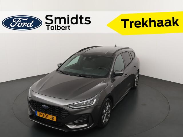 Ford FOCUS Wagon EcoBoost Hybrid 125pk ST Line | Trekhaak | Dealer onderhouden | Nw. model | Led | Clima |