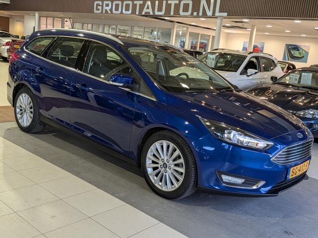 Ford FOCUS Wagon 1.0 Titanium Airco, Cruise Control, Trekhaak, Stuurbekrachtiging