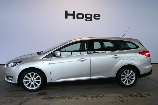 Ford FOCUS Wagon 1.0 Titanium Clima Navigatie LED Goed Onderhouden! Inruil Mogelijk!