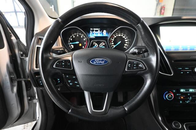 Ford FOCUS Wagon 1.0 Titanium Clima Navigatie LED Goed Onderhouden! Inruil Mogelijk!