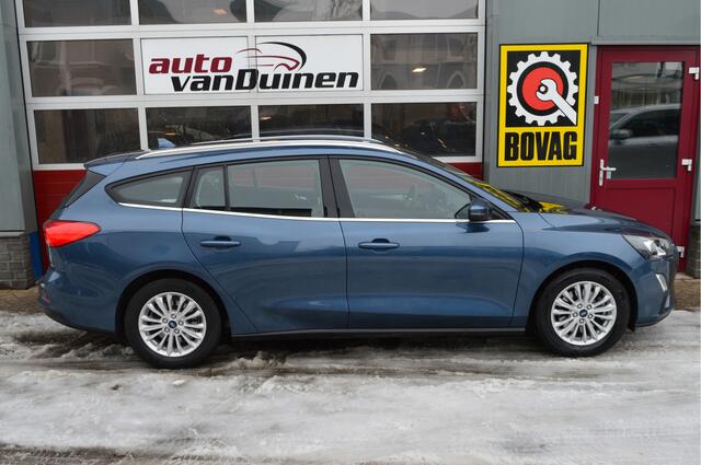 Ford FOCUS Wagon 1.0 EcoBoost Titanium Business O.a; Haak, Stoelverw, Clima, Navi, ACC. PDC, Camera, Etc. All-in prijs!