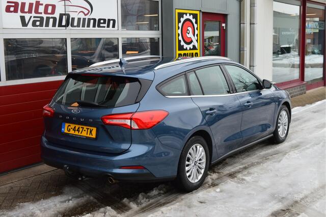 Ford FOCUS Wagon 1.0 EcoBoost Titanium Business O.a; Haak, Stoelverw, Clima, Navi, ACC. PDC, Camera, Etc. All-in prijs!