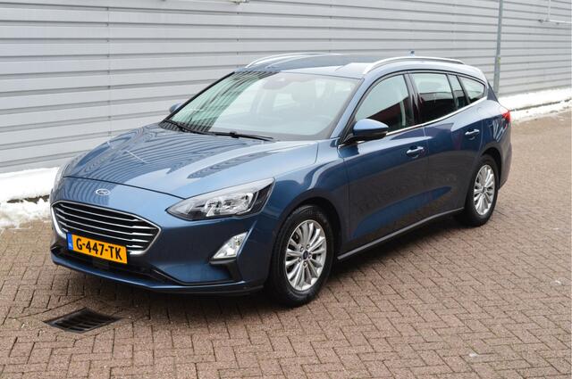 Ford FOCUS Wagon 1.0 EcoBoost Titanium Business O.a; Haak, Stoelverw, Clima, Navi, ACC. PDC, Camera, Etc. All-in prijs!