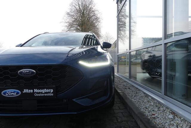 Ford FOCUS Wagon 1.0 EcoBoost Hybrid ST Line GROOT SCHERM, WINTER PACK, CRUISE, CLIMA, NAVI, PDC V&A, APPLE CARPLAY/ANDROID AUTO, LANE ASSIST, 83.707KM