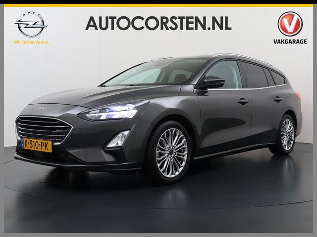 Ford FOCUS Wagon 1.0T 126PK Trekhaak Navi Dual-Ecc Apple Carplay Android Auto Stoel+Voorruitverwarming Cruise Control Pdc Titanium Business Lmv Led Privacy Glas Lane Assist TCS Keyless Licht-/Regensensor 1e Eigenaar Origineel Nederlandse Auto Dealeronderhouden