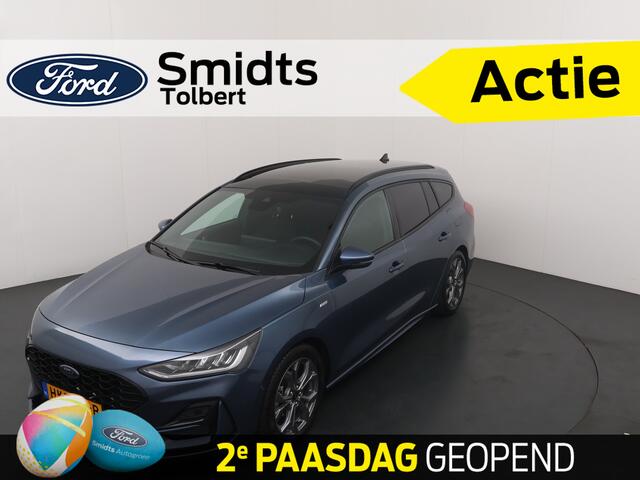 Ford FOCUS Wagon EcoBoost Hybrid 155PK ST Line | Automaat I Pano I Trekhaak I Adapt cruise I 1.500KG TREKGEWICHT