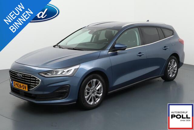 Ford FOCUS 125pk Eco Hybrid Titanium Sync-4 Groot Navi Full LED Privacy glass 1e Eigenaar NL-Auto Wagon