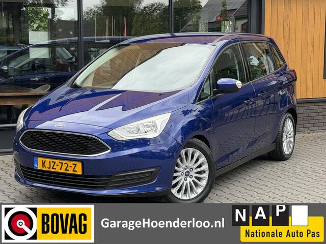 Ford GRAND C-MAX 1.0 Stuur/Stoelverw. Carplay, Cruise, nwe Distributie. Garantie