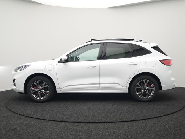 Ford KUGA 2.5 ST-Line Plug in Hybrid 225pk Dealer O.H PHEV | Trekhaak Af Fabriek | Panodak | Head up | Adaptive Cruise | 360 Camera | Sportstoelen Verwarmd | Keyless | Apple Carplay | Navigatie | DAB |