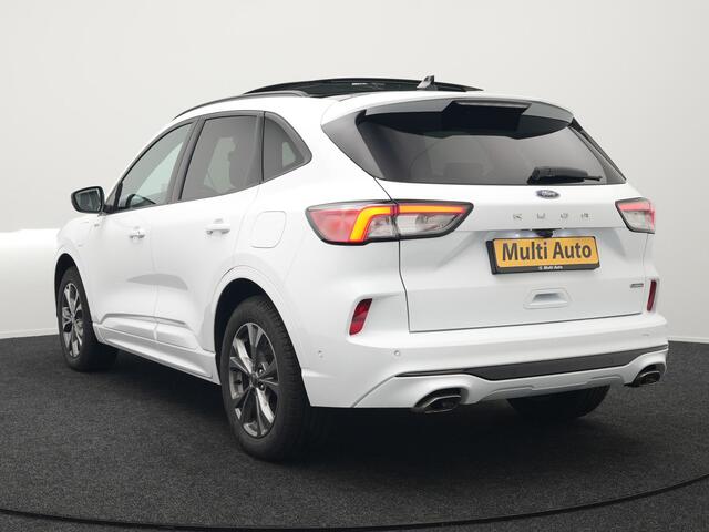 Ford KUGA 2.5 ST-Line Plug in Hybrid 225pk Dealer O.H PHEV | Trekhaak Af Fabriek | Panodak | Head up | Adaptive Cruise | 360 Camera | Sportstoelen Verwarmd | Keyless | Apple Carplay | Navigatie | DAB |