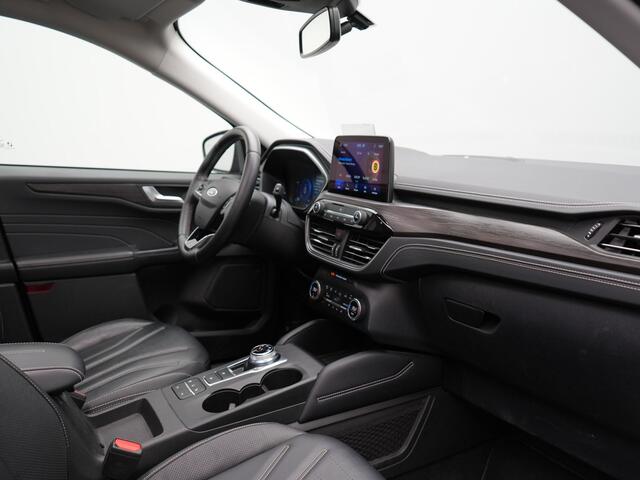 Ford KUGA 2.5 Vignale Plug In Hybrid 225pk Dealer O.H PHEV | Panodak | Head Up | Adaptive Cruise | 360 Camera | Bang & Olufsen Sound | Lederen Sportstoelen Memory & Verwarmd | Keyless | Apple Carplay | Stuur Verwarmd | Blis | Virtual | Navigatie