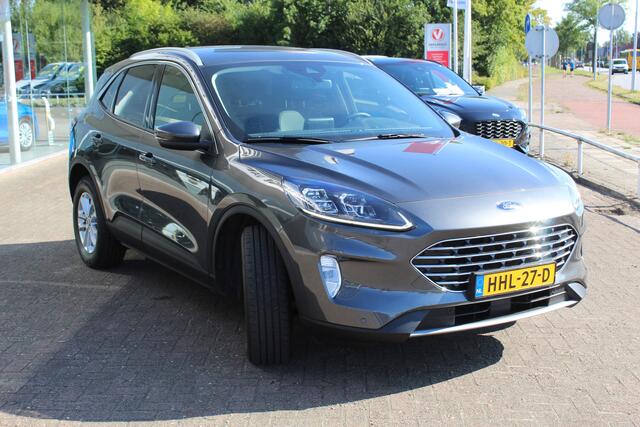 Ford KUGA 2.5-225pk PHEV Titanium X Plug-In Hybrid. Fabr. garantie t/m 07-04-2028 ! Slechts 10.000km ! Autm. airco dual, stoel-, stuur- en voorraamverw., LED verl., B&O soundsyst., metallic lak, cruise control, camera, LM wielen, elektr. achterklep en best. stoel e