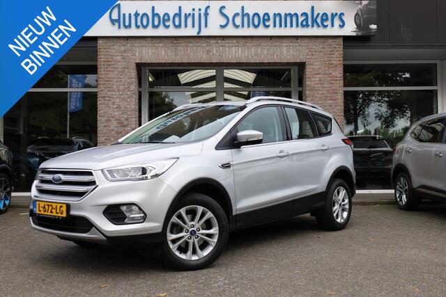 Ford KUGA 1.5 EcoBoost Titanium HALF-LEER TREKHAAK KEYLESS-START CLIMA CRUISE NAVI BT-TELEFOONVERB. PDC 17''LMV