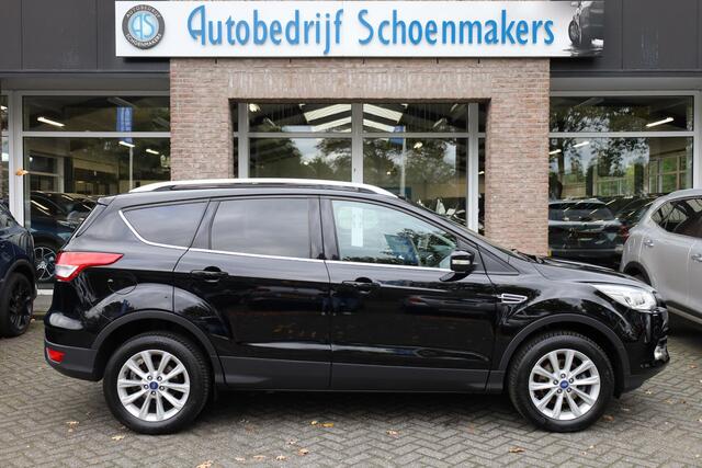 Ford KUGA 1.5 Titanium TREKHAAK HALFLEER CAMERA STOEL/RUITVERW. ELEC-KLEP NAVI CRUISE CLIMA DAB NAP 2XPDC 17''LMV