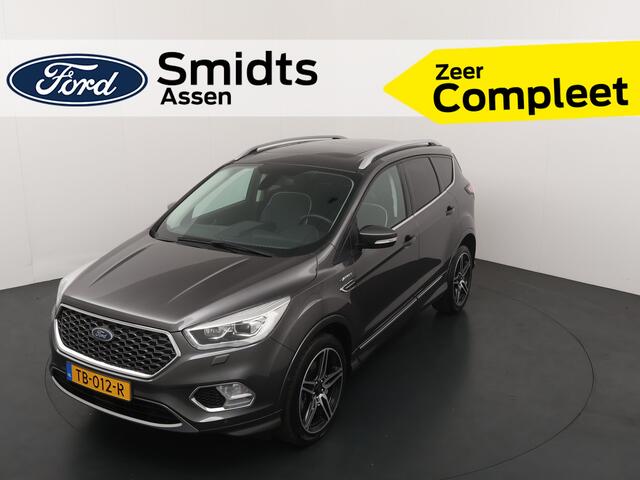 Ford KUGA 1.5 EcoBoost 182 pk Vignale | Trekhaak | Pano | Winter Pack | Leder | Camera | Adapt. cruise | 100% dealer onderh.