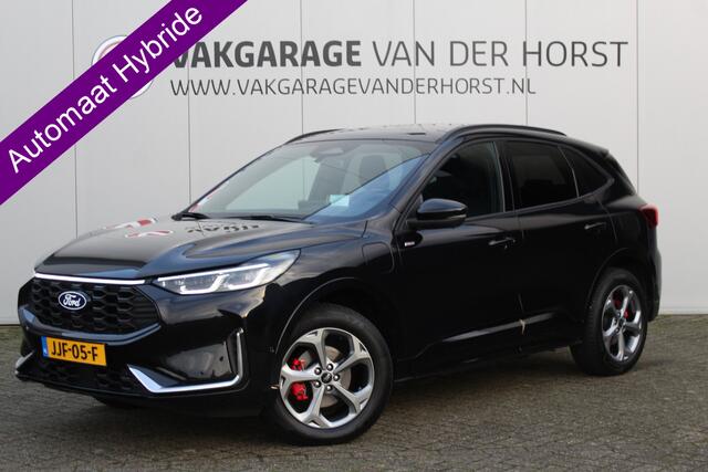 Ford KUGA 2.5-243pk PHEV ST-Line X. Trekgewicht 2.100kg. Nieuw Model ! Van ¤. 54.937,- voor ¤. 43.735,- Trekgewicht van 2.100kg ! Elektr. panodak., elektr. trekhaak, stoel-, stuur- en voorraamverw., 360gr. Camera, HUD, AppleCarplay/Androidauto, Elektr. verstelb. co