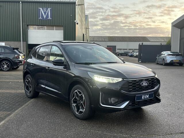 Ford KUGA 2.5 PHEV ST-Line X NIEUWE AUTO| FABRIEKSGARANTIE WINTERPACK | PANO | 360 CAMERA| ELEK. ACHTERKLEP| ACHTERBANK VERWARMD| STOEL + STUURVERWARMING| SUPER COMPLEET!