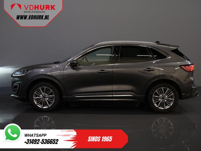 Ford KUGA 2.5 PHEV 225 pk Vignale LED/ Pano/ Adapt.Cruise/ B&O/ Leder/ Elek.Klep/ Head-up/ Memory/ Stoelverw./ Stuurverw./ CarPlay/ 360 Camera/ Trekhaak