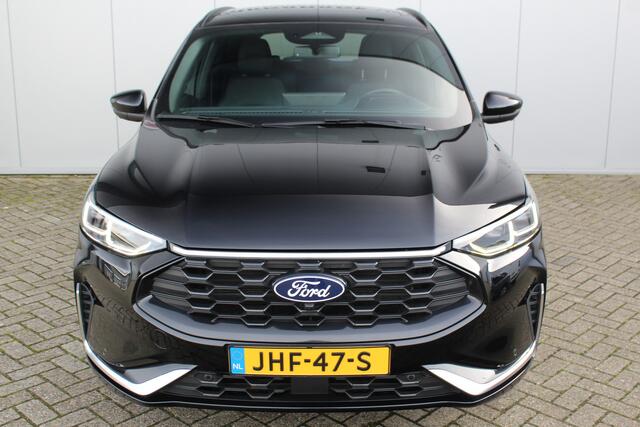 Ford KUGA 2.5-243pk PHEV ST-Line X. Trekgewicht 2.100kg. Nieuw Model ! Van ¤. 54.937,- voor ¤. 43.735,- Trekgewicht van 2.100kg ! Elektr. panodak., elektr. trekhaak, stoel-, stuur- en voorraamverw., 360gr. Camera, HUD, AppleCarplay/Androidauto, Elektr. verstelb. co