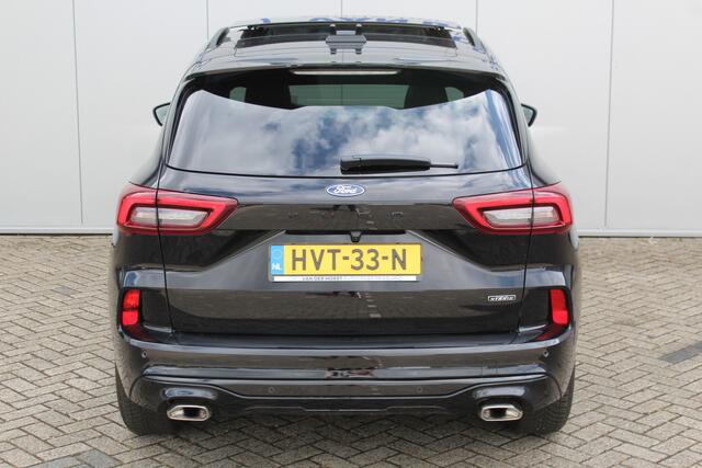 Ford KUGA 2.5-243pk PHEV ST-Line X. Nieuwste model ! Van ¤. 54.937,- voor ¤. 41.750,- ! Trekgewicht van 2.100kg ! Schuif / kanteldak. Elektrisch inklapbare Trekhaak, vooruit, stuur, stoelverwarming V+A, 360 Camera, HUB, Apple/Androidauto, Elektrisch verstelbare sto