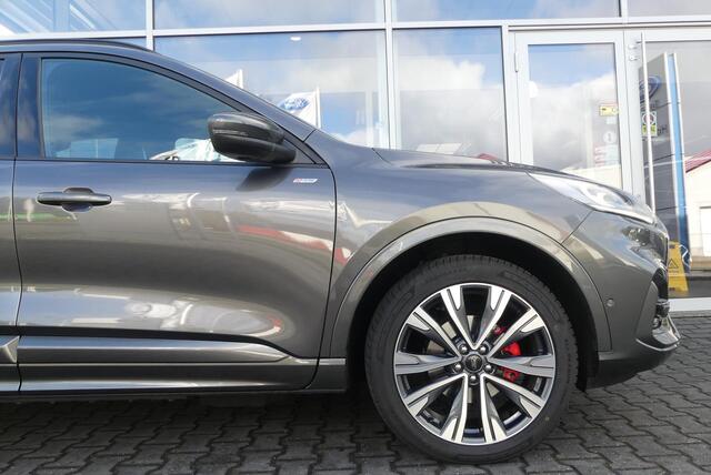 Ford KUGA 2.5 PHEV ST-Line X TREKHAAK AFNEEMBAAR (1.500KG), HUD, WINTER PACK, ELEKT. STOEL, ADAPT. CRUISE, CLIMA, NAVI, CAMERA V&A, PDC V&A, APPLE CARPLAY/ANDROID AUTO, B&O, BLIS, KEYLESS, ELEKT. ACHTERKLEP, 29.822KM