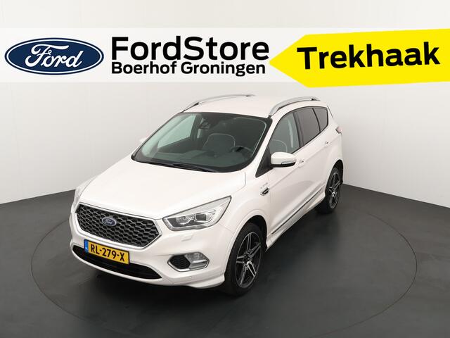 Ford KUGA 1.5 EcoBoost 183 pk Vignale | Trekhaak | El. a. klep | Xenon | El. vst. stoel + geh. | Camera | Voorruitverw. | 1e eigenaar