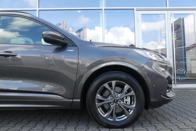 Ford KUGA 2.5 PHEV ST-Line X TREKHAAK AFNEEMBAAR (1.500KG), HUD, WINTER PACK, ADAPT. CRUISE, CLIMA, NAVI, CAMERA V&A, PDC V&A, APPLE CARPLAY/ANDROID AUTO, BLIS, KEYLESS, ELEKT. STOEL, ELEKT. ACHTERKLEP, 50.913KM