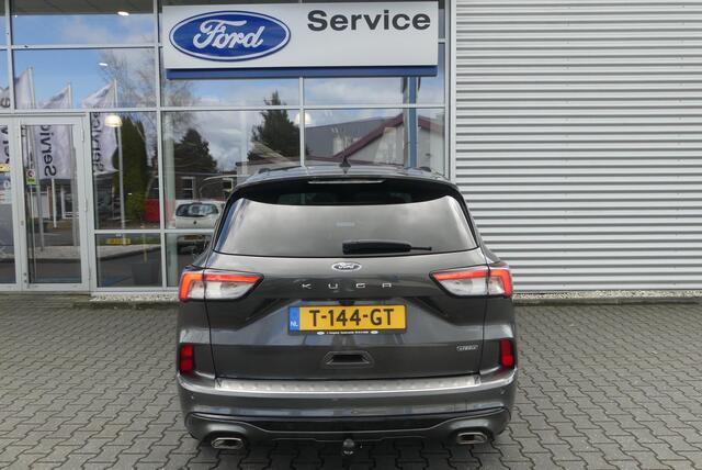 Ford KUGA 2.5 PHEV ST-Line X TREKHAAK AFNEEMBAAR (1.500KG), HUD, WINTER PACK, ADAPT. CRUISE, CLIMA, NAVI, CAMERA V&A, PDC V&A, APPLE CARPLAY/ANDROID AUTO, BLIS, KEYLESS, ELEKT. STOEL, ELEKT. ACHTERKLEP, 50.913KM