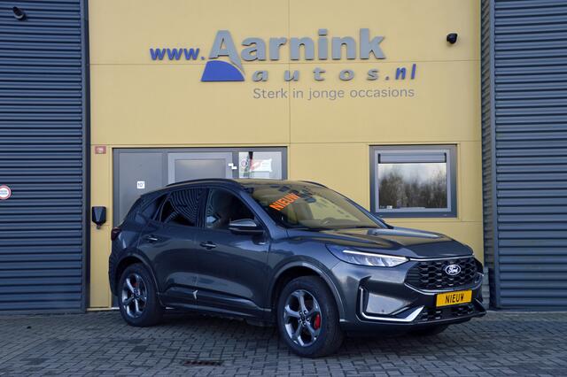 Ford KUGA 5x 2.5 PHEV hybride 242 pk St-line X technopack, camera, winterpack, trekhaak, agr stoelen incl mem, lederen bekl, B&O sound.