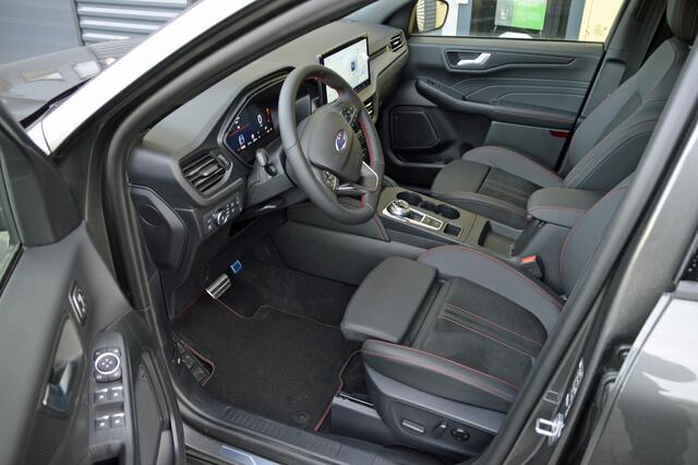 Ford KUGA 5x 2.5 PHEV hybride 242 pk St-line X technopack, camera, winterpack, trekhaak, agr stoelen incl mem, lederen bekl, B&O sound.