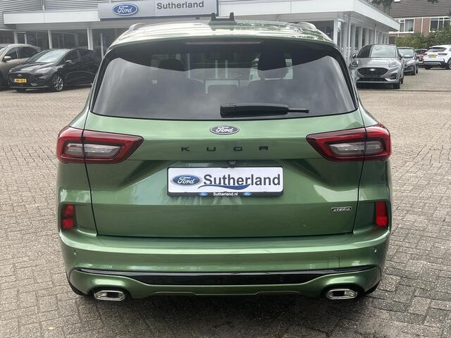 Ford KUGA 2.5 PHEV ST-Line X 243pk Wegklapbare Trekhaak | Winterpack | 2.100kg Trekgewicht | Bursting Green | Adaptieve Cruise | AGR Stoelen | Elek Achterklep | Originele Nederlandse auto