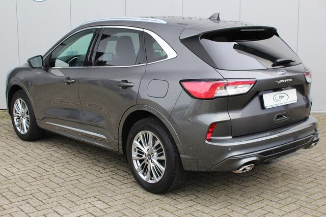 Ford KUGA 2.5-225pk PHEV 'Vignale' Plug-in Hybrid Automaat. Luxe hybride rijden voor een reëel bedrag ! Trekhaak, Adaptieve Cruise Cntrl, Climate Cntrl, Side- en lane assist, Head-Up display, Winter Pack, Driver Ass. Pack, Camera, Elektr. achterklep etc.