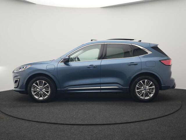 Ford KUGA 2.5 Vignale PHEV 225pk Dealer O.H. | Trekhaak Af Fabriek | Panodak | Adaptive Cruise | 360 Camera | Head Up | Bang & Olufsen | Lederen Sportstoelen Memory & Verwarmd | Stuur Verwarmd | Keyless | Blis | DAB |