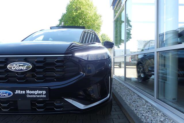 Ford KUGA 2.5 PHEV ST-Line X PANO, 360° CAMERA, MEMORY, WINTER PACK, ADAPT. CRUISE, CLIMA, NAVI, PDC V&A, APPLE CARPLAY/ANDROID AUTO, BLIS, KEYLESS, B&O, ELEKT. ACHTERKLEP, ELEKT. PASSAGIERSSTOEL, 14KM