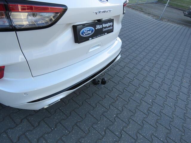 Ford KUGA 2.5 PHEV Vignale NAVI,ADAP CRUISE,PANODAK,ELEKTRISCHE TREKHAAK,LEER,WINTER PAKKET,APP CARPLAY. ARTIC WEISS METALLIC.
