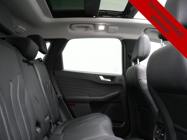 Ford KUGA 2.5 Vignale PHEV 225pk Dealer O.H. | Trekhaak Afn. | Panodak | Adaptive Cruise | Head Up | 360 Camera | Bang & Olufsen | Lederen Sportstoelen Memory & Verwarmd | Keyless | Achterbank Verwarmd | Blis | Stuur Verwarmd | Navigatie | DAB | Plug In Hybrid |
