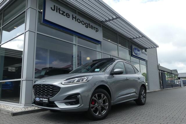 Ford KUGA 2.5 PHEV ST-Line X ELEKT. TREKHAAK (1.500KG), PANO, HUD, WINTER PACK, ADAPT. CRUISE, CLIMA, NAVI, CAMERA V&A, PDC V&A, APPLE CARPLAY/ANDROID AUTO, BLIS, KEYLESS, ELEKT. ACHTERKLEP, ELEKT. STOEL, 41.370KM